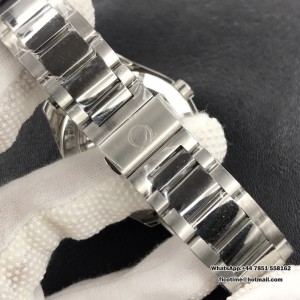 VSF A8500 Seamaster 41mm AQUA TERRA 150M Blue Textured Dial YG Hand SS Bracelet - Image 6