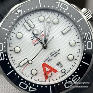VSF A8800 Seamaster Diver 300M 42mm Ceramic White Dial Black Rubber Strap VSF A8800 42mm  Black Rubber Strap VSF - Image 7