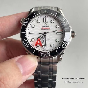 VSF A8800 Seamaster Diver 300M 42mm Ceramic White Dial SS Bracelet VSF A8800 42mm  SS Bracelet VSF - Image 3