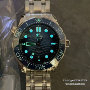 VSF A8808 Seamaster Diver 300M 42mm Summer Blue Dial SS Bracelet VSF A8800 42mm  SS Bracelet VSF - Image 3