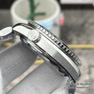 VSF A8900 Planet Ocean 600M 43.5mm 1/4 Orange Black Dial SS Bracelet VSF A8900 43.5mm  SS Bracelet VSF - Image 8