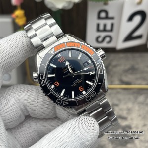 VSF A8900 Planet Ocean 600M 43.5mm 1/4 Orange Black Dial SS Bracelet VSF A8900 43.5mm  SS Bracelet VSF - Image 9