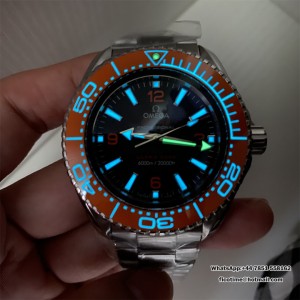 VSF A8912 Seamaster 6000M Ultra Deep 45.5mm Brown Dial Orange Bezel SS Bracelet VSF A8912 45.5mm  SS Bracelet VSF - Image 7