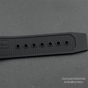 HRF A7750 Speedmaster 40mm Racing Master Black Dial Black Rubber Strap - Image 4