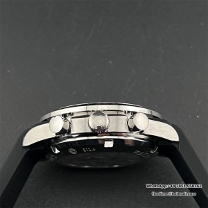 HRF A7750 Speedmaster 40mm Racing Master Black Dial Black Rubber Strap - Image 7