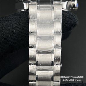 HRF A7750 Speedmaster 40mm Racing Master Grey/Black Dial SS Bracelet - Image 4