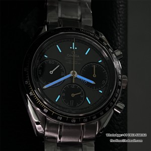 HRF A7750 Speedmaster 40mm Racing Master Grey/Black Dial SS Bracelet - Image 9