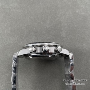 HRF A7750 Speedmaster 40mm Racing Master Black/White Dial SS Bracelet - Image 3