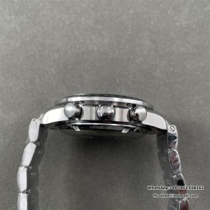 HRF A7750 Speedmaster 40mm Racing Master Black Dial SS Bracelet - Image 3