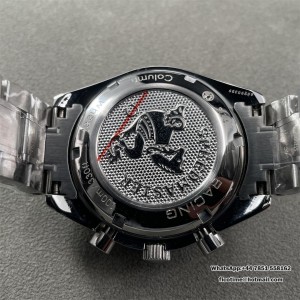 HRF A7750 Speedmaster 40mm Racing Master Black Dial SS Bracelet - Image 8