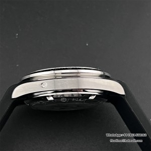 HRF A7750 Speedmaster 40mm Racing Master White Dial Black Rubber Strap - Image 8