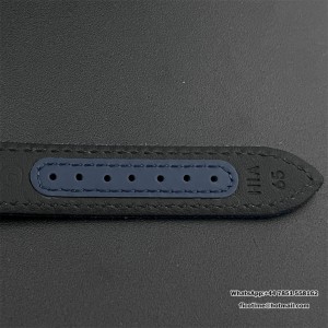 OSF A7750 Speedmaster 42mm Moonwatch Professional Silver Snoopy Award 50th Anniversary Blue leather Strap - Image 4