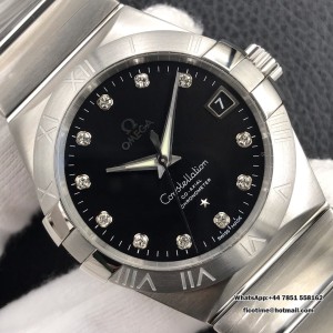 VSF A8500 Constellation 38mm Black Dial Diamond Marker SS Bracelet VSF A8500 38mm  SS Bracelet - Image 5