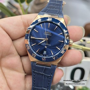 VSF A8900 Constellation 41mm RG/SS Ceramic Blue Dial Blue Rubber Strap VSF A8900 41mm  Blue Rubber Strap - Image 3
