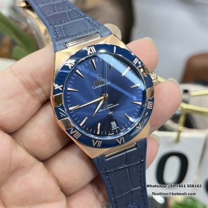 VSF A8900 Constellation 41mm RG/SS Ceramic Blue Dial Blue Rubber Strap VSF A8900 41mm  Blue Rubber Strap - Image 6