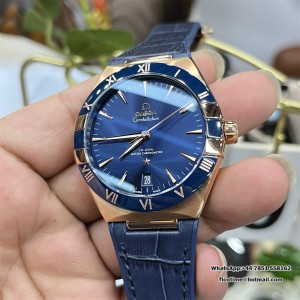 VSF A8900 Constellation 41mm RG/SS Ceramic Blue Dial Blue Rubber Strap VSF A8900 41mm  Blue Rubber Strap - Image 7