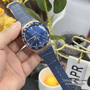 VSF A8900 Constellation 41mm RG/SS Ceramic Blue Dial Blue Rubber Strap VSF A8900 41mm  Blue Rubber Strap - Image 8