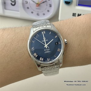 VSF A8500 De Ville Hour Vision 41mm Blue Dial SS Bracelet VSF A8500 41mm  SS Bracelet - Image 3