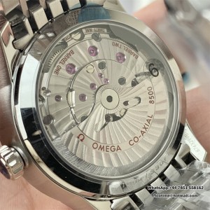 VSF A8500 De Ville Hour Vision 41mm Blue Dial SS Bracelet VSF A8500 41mm  SS Bracelet - Image 5