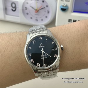 VSF A8500 De Ville Hour Vision 41mm Black Dial SS Bracelet VSF A8500 41mm  SS Bracelet - Image 5