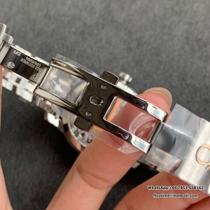 VSF A8500 De Ville Hour Vision 41mm White Dial SS Bracelet VSF A8500 41mm  SS Bracelet - Image 5