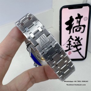 ZF A3120 AP Royal Oak 41mm 15400 Blue Dial SS Bracelet - Image 3