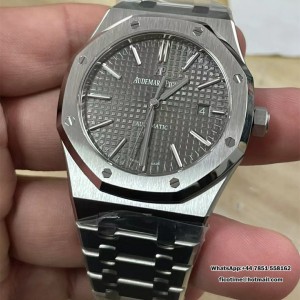 ZF A3120 AP Royal Oak 41mm 15400 Grey Dial SS Bracelet - Image 4