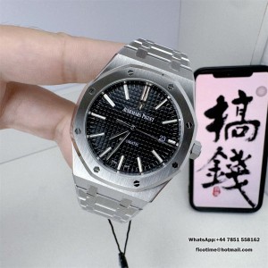 ZF A3120 AP Royal Oak 41mm 15400 Black Dial SS Bracelet - Image 4