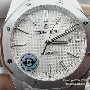 APSF A3120 AP Royal Oak 41mm 15400 White Dial SS Bracelet - Image 6