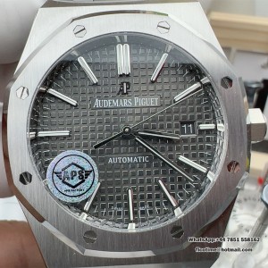 APSF A3120 AP Royal Oak 41mm 15400 Grey Dial SS Bracelet - Image 3