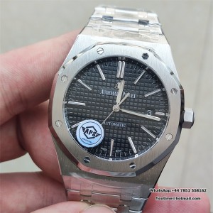 APSF A3120 AP Royal Oak 41mm 15400 Black Dial SS Bracelet - Image 3