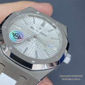 APSF A3120 AP Royal Oak 41mm 15400 White Dial White Rubber Strap - Image 6