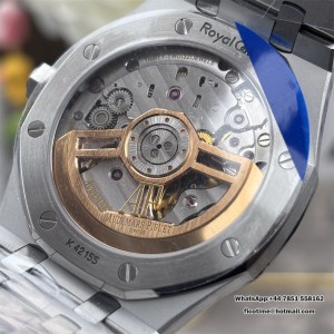 APSF A4302 AP Royal Oak 41mm 15500 Black Dial SS Bracelet - Image 3