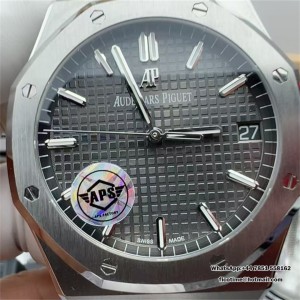 APSF A4302 AP Royal Oak 41mm 15500 Grey Dial SS Bracelet - Image 8