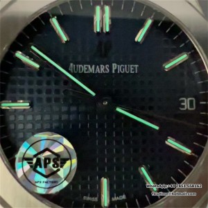 APSF A4302 AP Royal Oak 41mm 15500 Blue Dial SS Bracelet - Image 3