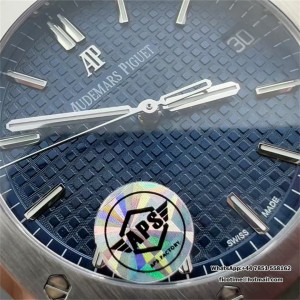 APSF A4302 AP Royal Oak 41mm 15500 Blue Dial SS Bracelet - Image 9