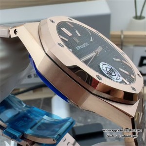APSF A4302 AP Royal Oak 41mm 15500 RG Black Dial RG Bracelet - Image 10