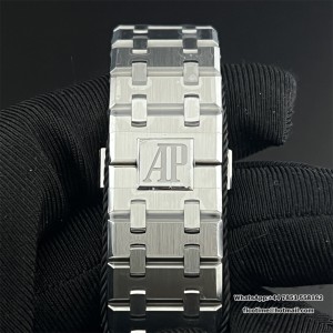 ZF A4302 AP Royal Oak 41mm 15500 White Dial SS Bracelet - Image 6