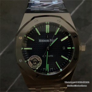 APSF SA3120 AP Royal Oak 37mm 15450 Blue Dial SS Bracelet - Image 7