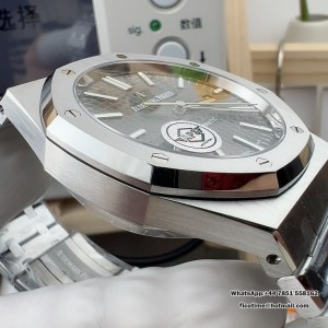 APSF SA3120 AP Royal Oak 37mm 15450 Grey Dial SS Bracelet - Image 8