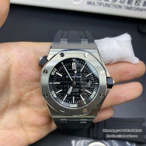 ZF SA3120 AP Royal Oak Offshore 42mm 15703 Black Dial Black Rubber Strap - Image 3