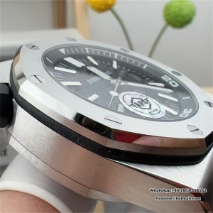 APSF SA3120 AP Royal Oak Offshore 42mm 15703 Black Dial Black Rubber Strap - Image 5