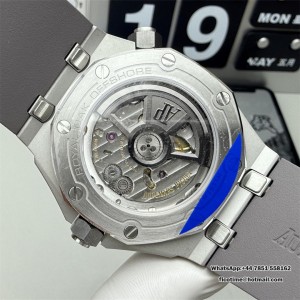 APSF SA4308 AP Royal Oak Offshore 42mm 15720 Grey Dial Grey Rubber Strap - Image 4