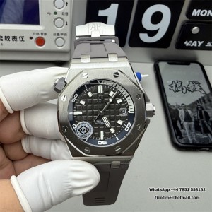 APSF SA4308 AP Royal Oak Offshore 42mm 15720 Grey Dial Grey Rubber Strap - Image 5