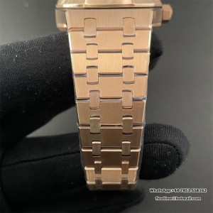 TWF A3120 AP Royal Oak 37mm 15451 Diamond Bezel Purple Dial SS Bracelet - Image 4