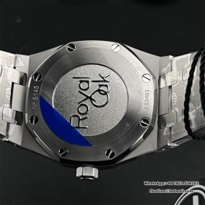 ZF Swiss Quartz AP Royal Oak 33mm 67651 Black Dial SS Bracelet - Image 8