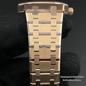 ZF Swiss Quartz AP Royal Oak 33mm 67651 RG Brown Dial RG Bracelet - Image 4