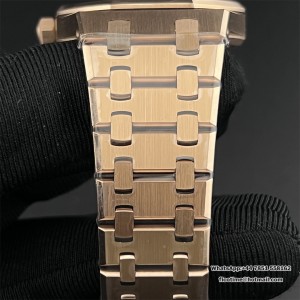 ZF Swiss Quartz AP Royal Oak 33mm 67651 RG Brown Dial RG Bracelet - Image 5