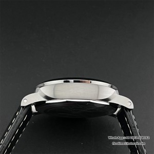VSF P9000 PAM1312 44mm Luminor Black Dial Black Leather Strap - Image 7