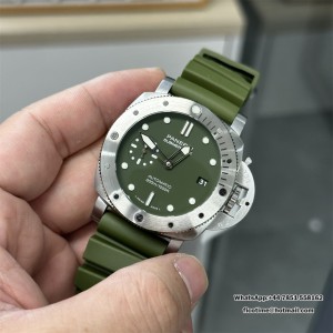 VSF P9000 PAM1055 42mm Submersible Green Dial Green Rubber Strap - Image 4